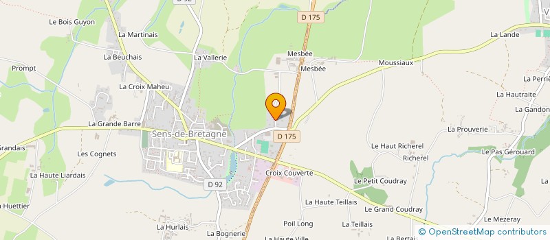 localisation de l'entreprise MADAME SEGOLENE POULARD  SENS-DE-BRETAGNE