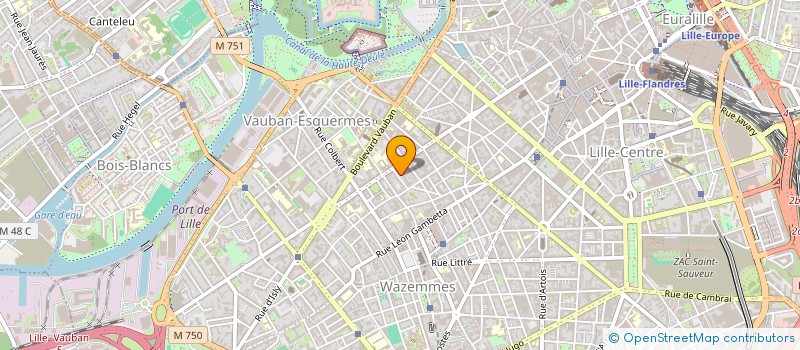 localisation de l'entreprise MADAME SEGOLENE PROST à LILLE