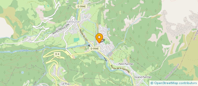 localisation de l'entreprise MADAME SEGOLENE REMY  VALLOUISE-PELVOUX