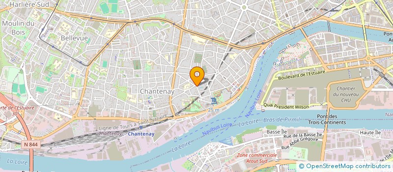 localisation de l'entreprise MADAME SEGOLENE SAURET à NANTES