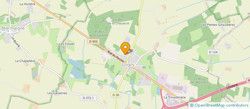 localisation de l'entreprise MADAME SEGOLENE SAVIGNY à LUIGNY