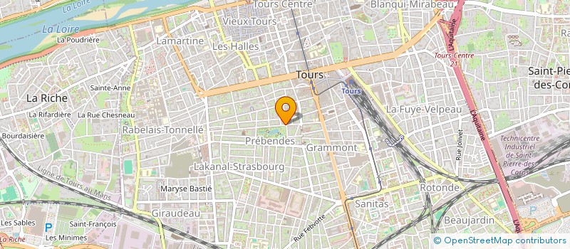 localisation de l'entreprise MADAME SEGOLENE THUILLART à TOURS