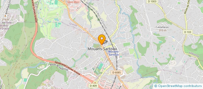 localisation de l'entreprise MADAME SEGOLENE TRASTOUR à MOUANS-SARTOUX