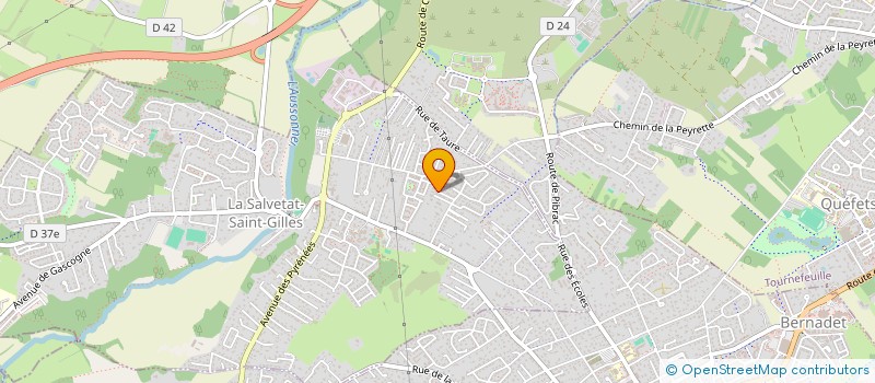 localisation de l'entreprise MADAME SEGOLENE VALAT à LA SALVETAT-SAINT-GILLES