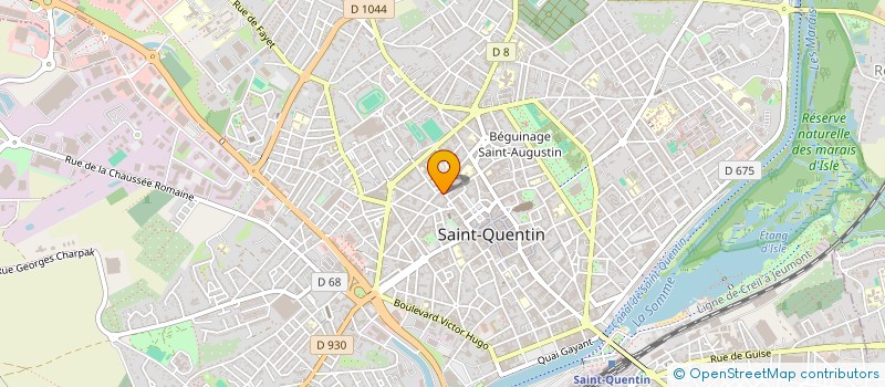 localisation de l'entreprise MADAME SEGOLENE VIGNON  SAINT-QUENTIN