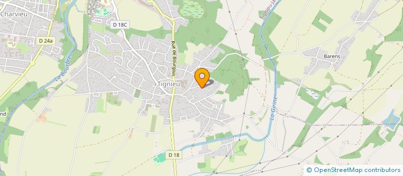 localisation de l'entreprise MADAME SEGOLENE WENDLING à TIGNIEU-JAMEYZIEU