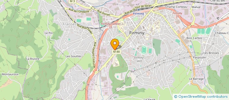 localisation de l'entreprise MADAME SEHER SOLMAZ  FIRMINY