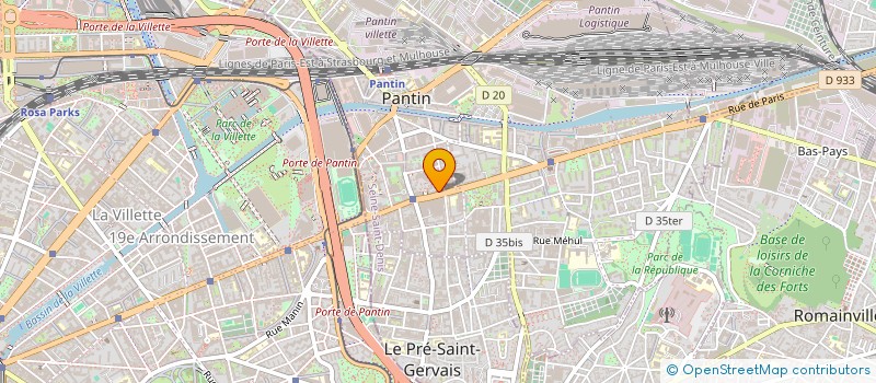 localisation de l'entreprise MADAME SEI-YOUNG OH  PANTIN