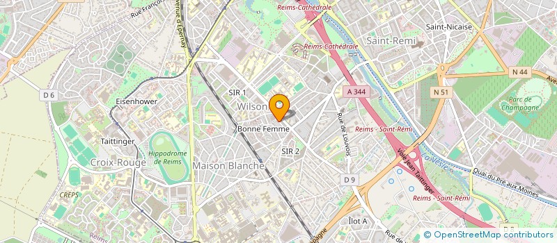 localisation de l'entreprise MADAME SEIF BOUZOMITA  REIMS