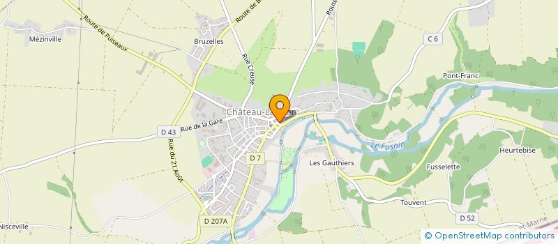 localisation de l'entreprise MADAME SEILA KONG à CHATEAU-LANDON