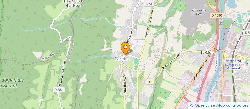 localisation de l'entreprise MADAME SEILA ROSSET CHAMBRUN  BARRAUX