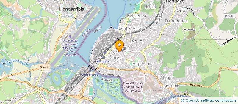 localisation de l'entreprise MADAME SEINA RAQUEL GILSANZ MEDINA à HENDAYE