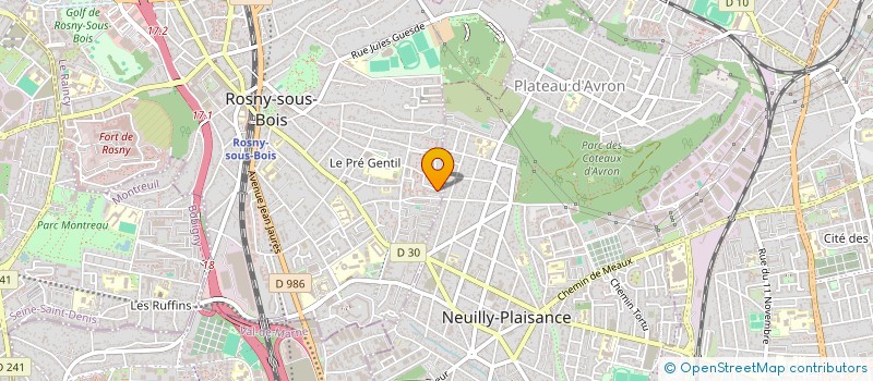 localisation de l'entreprise MADAME SEITA KOITA à ROSNY-SOUS-BOIS