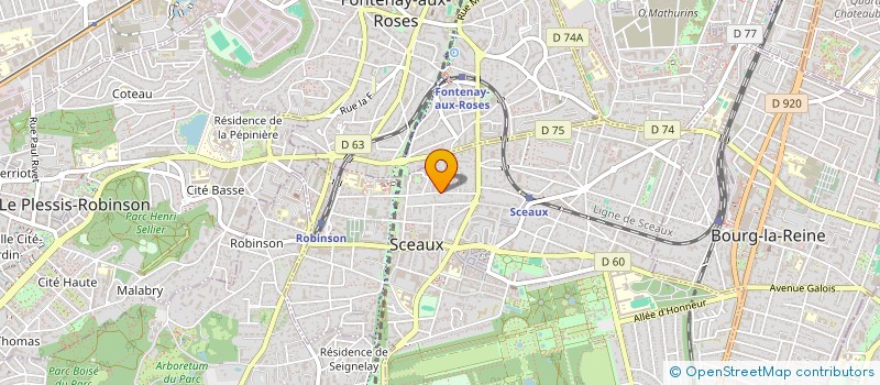 localisation de l'entreprise MADAME SEKOIA LEBACQ à SCEAUX