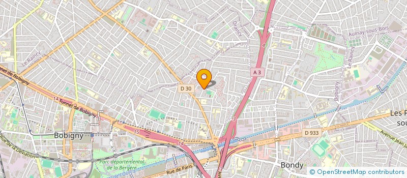 localisation de l'entreprise MADAME SELBE DIOUF  BOBIGNY