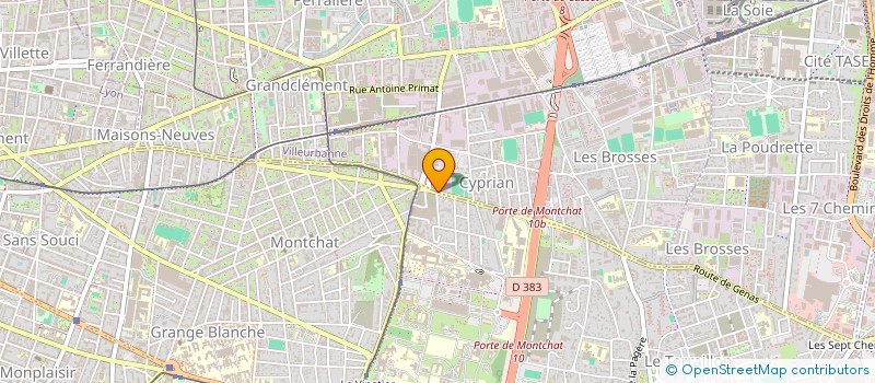 localisation de l'entreprise MADAME SELEN OZKAYA  VILLEURBANNE