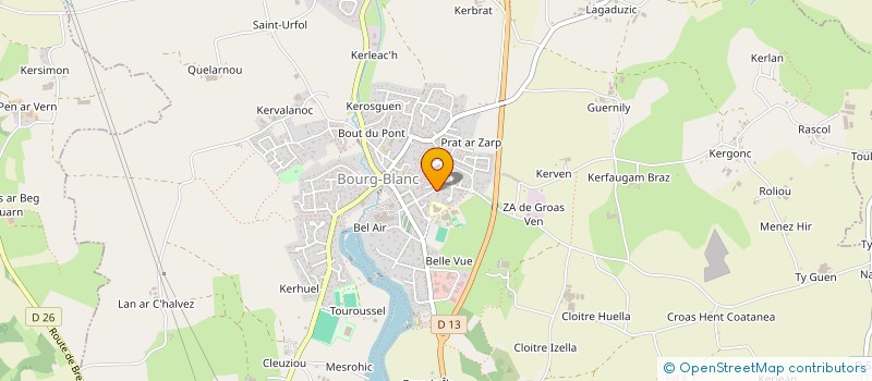 localisation de l'entreprise MADAME SELENA BRION  BOURG-BLANC