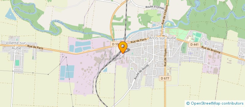 localisation de l'entreprise MADAME SELENA FINOT  ARCIS-SUR-AUBE