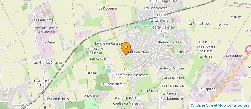 localisation de l'entreprise MADAME SELENA GOMES  NOTRE-DAME-D'OE