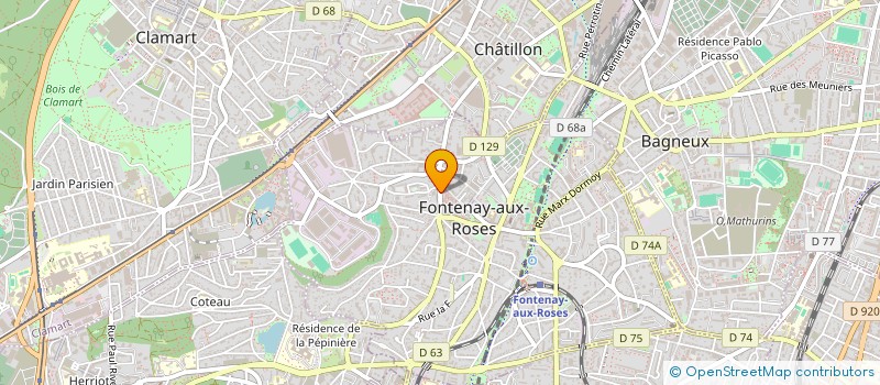 localisation de l'entreprise MADAME SELENA HIBRAIM à FONTENAY-AUX-ROSES