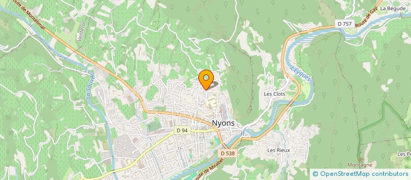 localisation de l'entreprise MADAME SELENA LOPEZ à NYONS