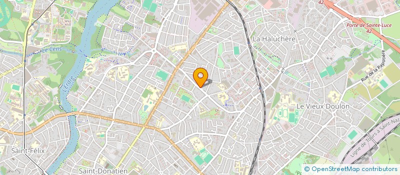 localisation de l'entreprise MADAME SELENA MOREAU  NANTES