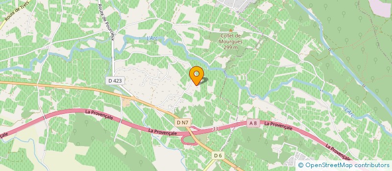 localisation de l'entreprise MADAME SELENA RIBES  POURRIERES