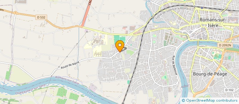 localisation de l'entreprise MADAME SELENA VERT  ROMANS-SUR-ISERE