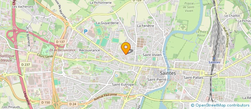 localisation de l'entreprise MADAME SELENA WASCOWISKI  SAINTES