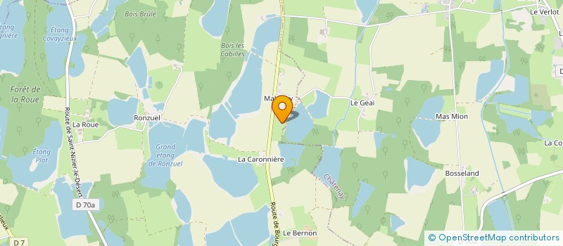 localisation de l'entreprise MADAME SELENE BATAILLE à CHALAMONT