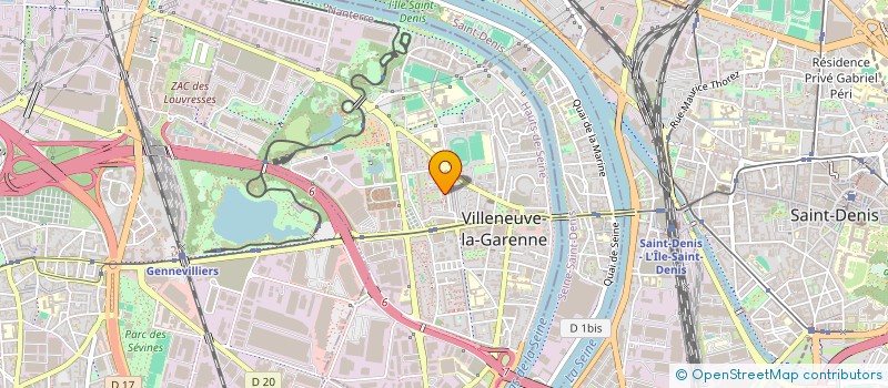 localisation de l'entreprise MADAME SELENE FACON  VILLENEUVE-LA-GARENNE