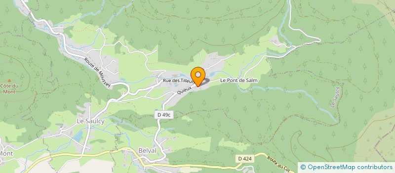 localisation de l'entreprise MADAME SELENE KOEBERLE à LE SAULCY