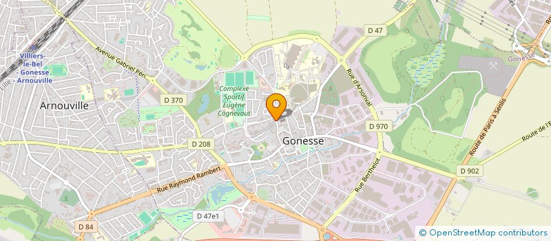 localisation de l'entreprise MADAME SELHIA BENDJENNAD à GONESSE