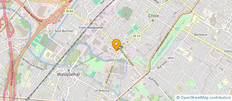 localisation de l'entreprise MADAME SELI ADADE-HELLEDY  CROIX