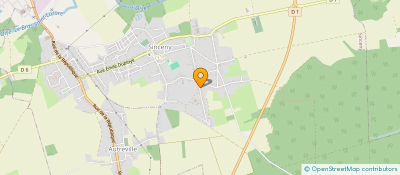 localisation de l'entreprise MADAME SELIA FERRARO  SINCENY