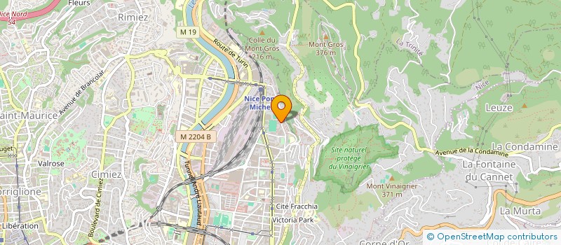 localisation de l'entreprise MADAME SELIMA HADJALLA HEDJALA à NICE