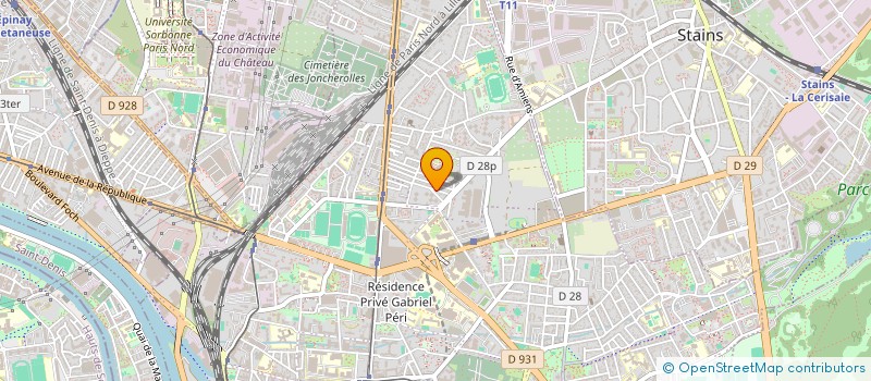 localisation de l'entreprise MADAME SELIMA KORICHE à PIERREFITTE-SUR-SEINE