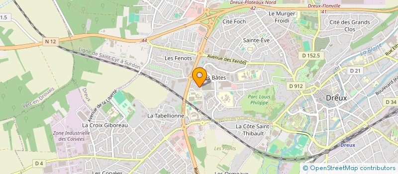 localisation de l'entreprise MADAME SELIN GUNGOR à DREUX