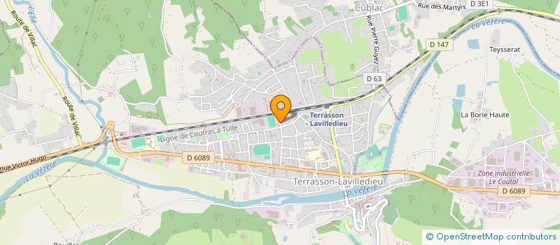 localisation de l'entreprise MADAME SELIN HASLAMA  TERRASSON-LAVILLEDIEU