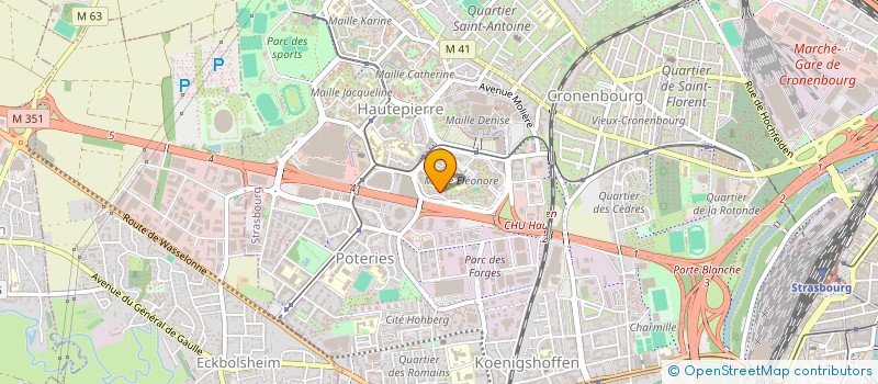 localisation de l'entreprise MADAME SELIN HATILOGLU à STRASBOURG