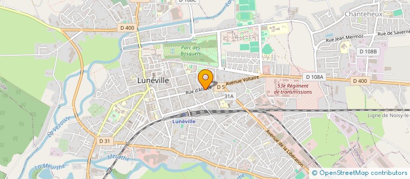 localisation de l'entreprise MADAME SELIN UYAR  LUNEVILLE