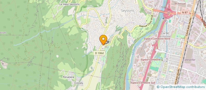 localisation de l'entreprise MADAME SELIN YILDIRIM à SEYSSINS
