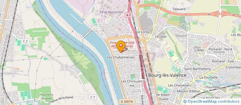 localisation de l'entreprise MADAME SELINA BOUSSELLOUA à BOURG-LES-VALENCE