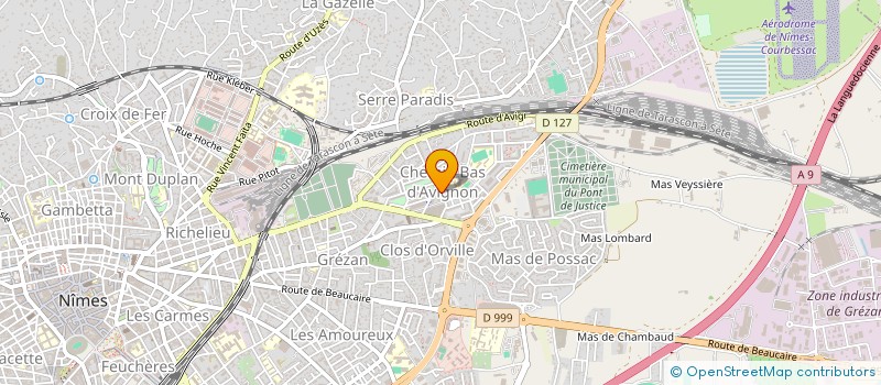 localisation de l'entreprise MADAME SELINA CLEMENTE  NIMES