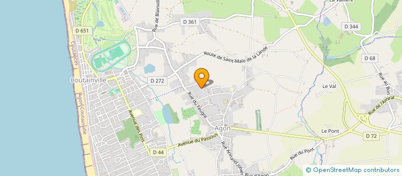 localisation de l'entreprise MADAME SELINA GALTIER à AGON-COUTAINVILLE