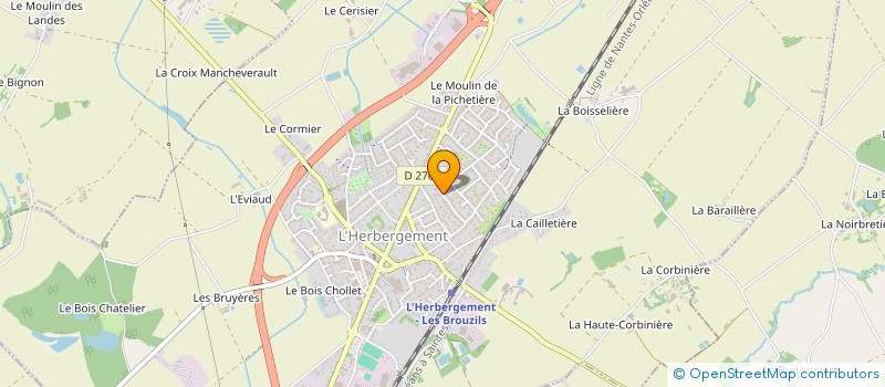 localisation de l'entreprise MADAME SELINA LANDREAU  L'HERBERGEMENT