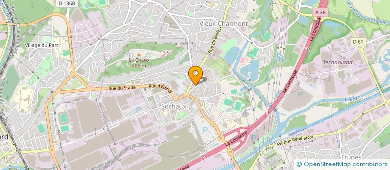 localisation de l'entreprise MADAME SELJA KALTAK  SOCHAUX