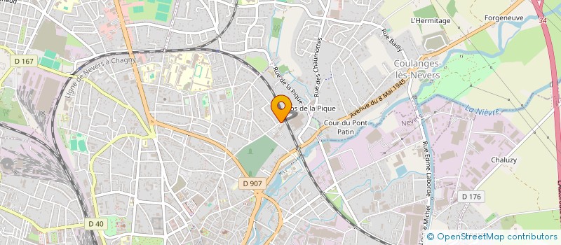 localisation de l'entreprise MADAME SELLY MEDEWOU à NEVERS
