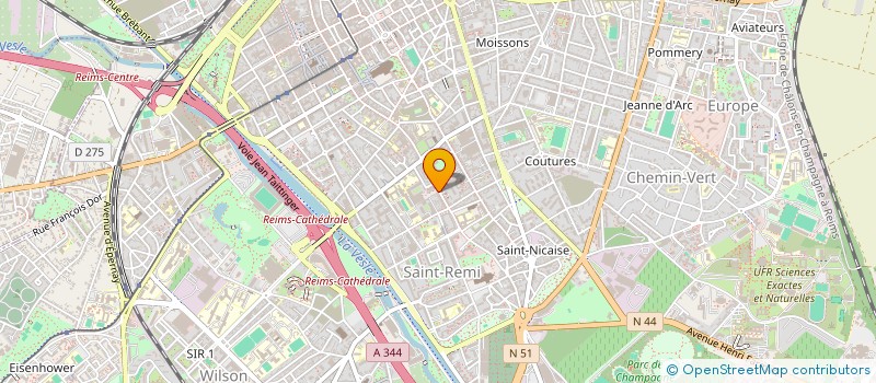 localisation de l'entreprise MADAME SELMA AISSAOUI  REIMS