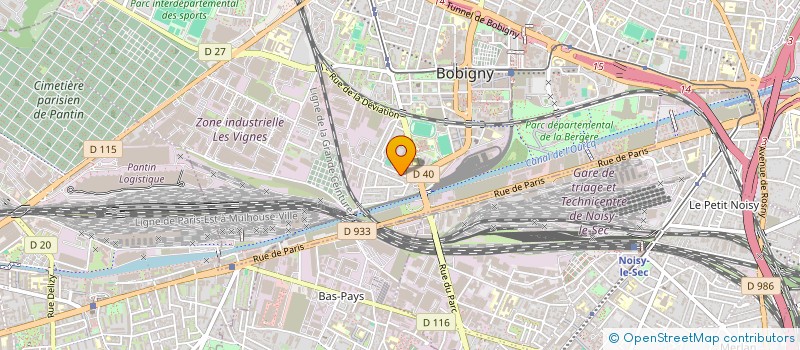 localisation de l'entreprise MADAME SELMA ALI-AMMAR  BOBIGNY